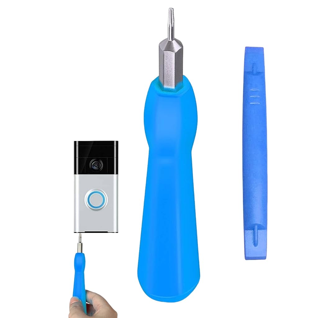 HASTHIP Doorbell Screwdriver Replacement, Double-ended Ring Screwdriver Bit Set for Battery Change & Wifi Password Reset Access, Ring Screwdriver for All Doorbells include Video Doorbell HASTHIP Doorbell Screwdriver Replacement, Double-ended Ring Screwdriver Bit Set for Battery Change & Wifi Password Reset Access, Ring Screwdriver for All Doorbells include Video Doorbell
